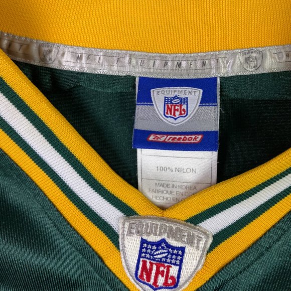 Brett Favre Football Jersey Reebok Equipment Green Bay Packers Men's 2XL - Picture 12 of 16